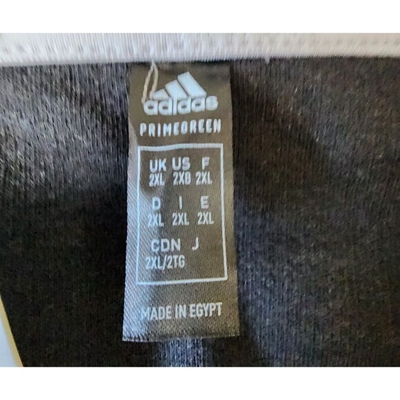 Adidas Primegreen NWT Long Sleeve 1/4 Zip Black Sports Shirt Size 2X UPF 50 - Picture 6 of 10